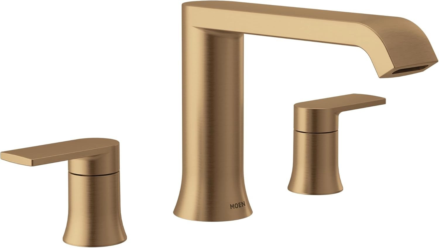 Moen T908BZG Genta LX Bronzed Gold 2-Handle Low Arc Roman Tub Faucet New